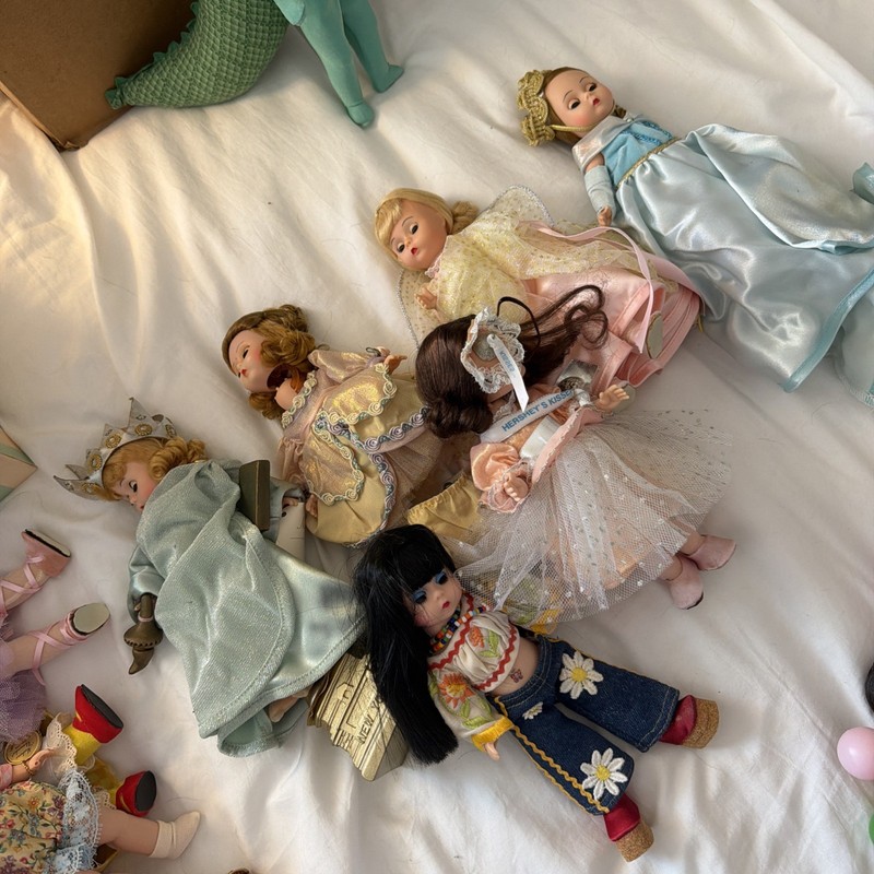 Lot Of 6 Madame Alexander Dolls 7"
