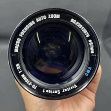 Vintage Vivitar Series 1 70-210mm 1:3.5 Macro Focusing Auto Zoom Lens