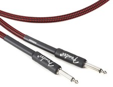 Fender Professional Series Straight to Straight Instrument Cable - 18.6 foot Red