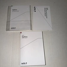 2026 KIA SELTOS BRAND NEW OEM OWNERS MANUAL WITH PLASTIC CASE LX S EX SX