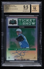 2017 Leaf Valiant Draft Green 92/99 JB Bukauskas BGS 9.5 GEM MINT Auto y5m