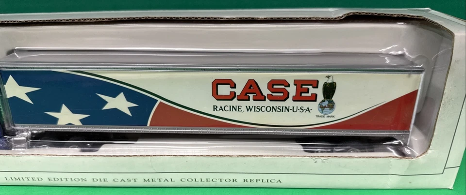 SpecCast 1:64 Die Cast Peterbilt 387 Case Flag Tractor Trailer New in Box - Image 3 of 4