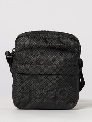 HUGO BOSS Embossed Logo Cross Body BAG in Black