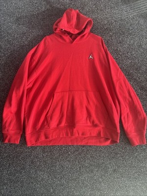 Nike Jordan Essentials Fleece Pullover Hoodie Men's Red XXL
