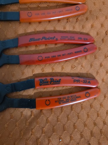 Juego de 4 alicates de anillo a presión Blue Point PR-34A, PR-32A, PR 129A, PR 12A - Imagen 3 de 7