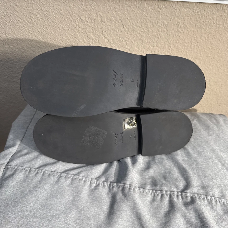 Botas de cuero negras al tobillo Marsell GOMME Beatles talla 38 Italia venta al por menor $925 nuevas sin etiquetas Foto 3 de 4