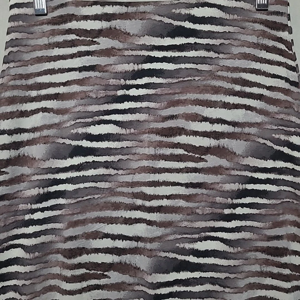Saia maxi casual TOMMY BAHAMA maré de tigre estampa de animal marrom tamanho XS - Imagem 2 de 4