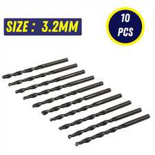 HSS Metric Jobber Twist Drill Bit 3.2mm Metal Wood Plastic 10PCS 