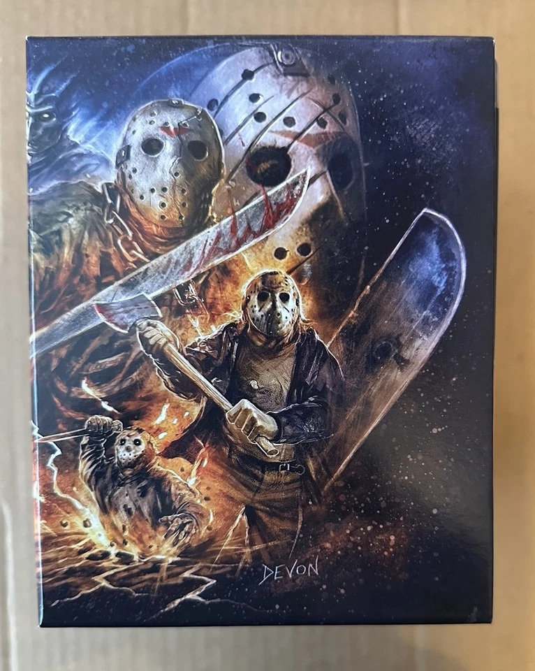 Friday the 13th Deluxe Collection Blu-ray Box Set Scream Factory Region A Horror - Image 2 of 4