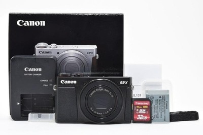 CANON POWERSHOT G9 X MARK II KOMPAKTE DIGITALKAMERA SCHWARZ MIT BOX TOP