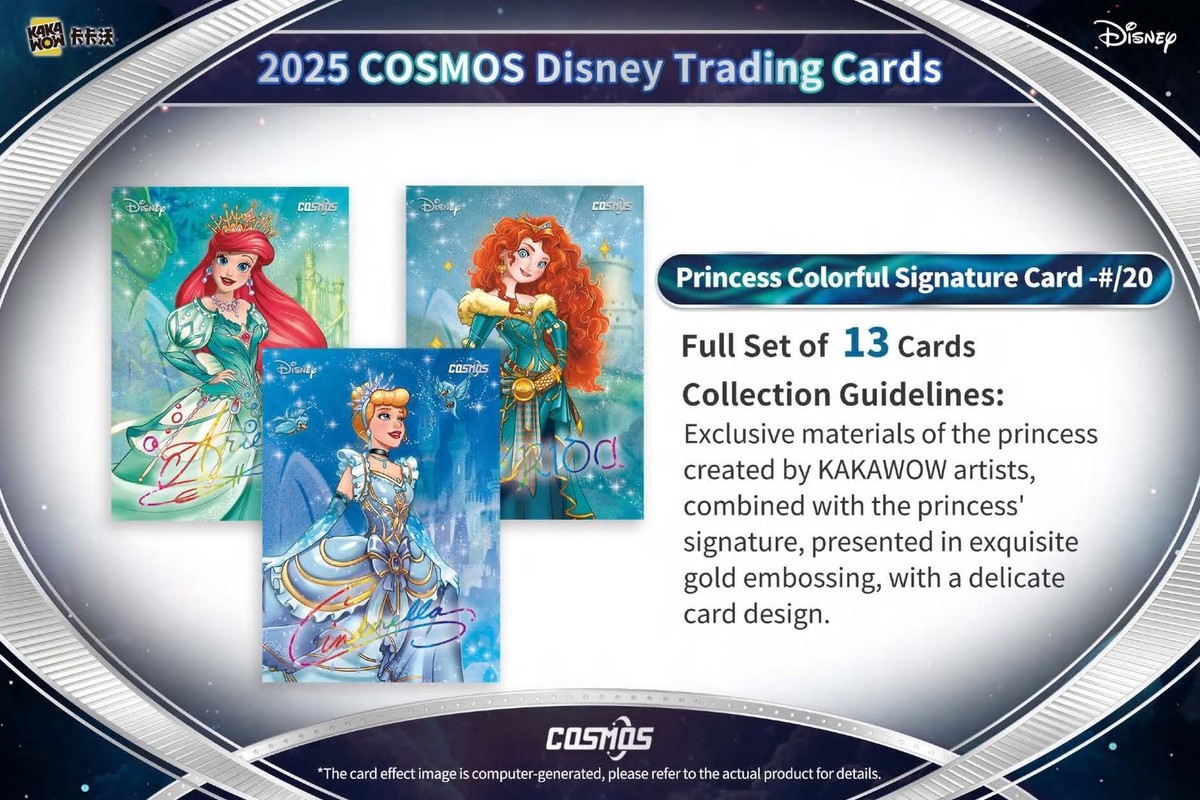 2025 Kakawow Cosmos Disney Trading Cards Sealed Case 