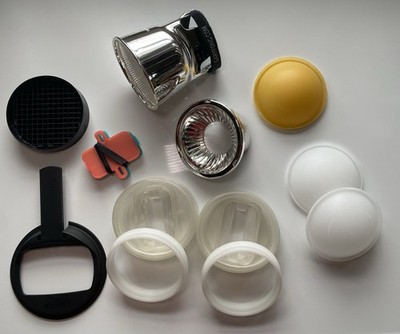 Gary Fong Lightsphere Collapsible Pro Kit LSC-PRO + Lastolite Plate VG+ Cond
