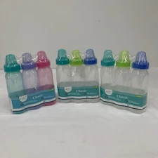 3x Evenflo Classic 8 Oz. Standard Baby Bottles Pack Of 3 BPA Free New In Package