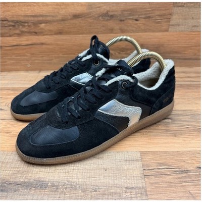 Verbenas Sora women size 9 (40 EU )  Black leather sneakers casual