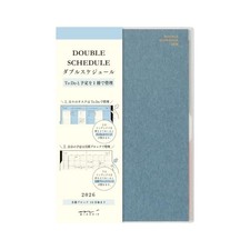 Midori Double Schedule Planner 2026 B6 Monthly To Do Blue 22388006 Starting