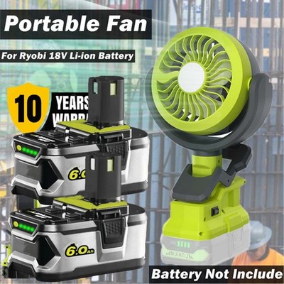 For RYOBI P103 18V Cordless Hybrid WHISPER Fans One Plus 6.0AH Battery  P107