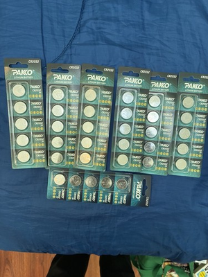 #ad #ad PAKO CR2032 3V Lithium Coin Cell Button Battery Multi Blister Packs Exp 2029 $25.00