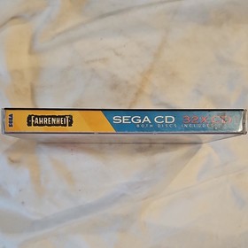 SEGA Fahrenheit Sega CD 32X Both Discs Included Action Adventure 1995 NTSC-U/C