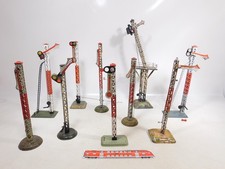 Bing etc Spur 1? Bastler Konvolut Signale MÄNGEL Flügelsignale 27-47 cm #EI966-4