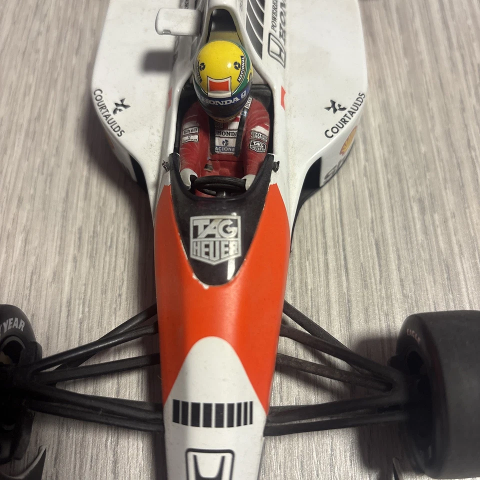 TSM 1:18 MODELLINO AUTO F1 MCLAREN MP4/5 SENNA WINNER MONACO - Immagine 2 di 4