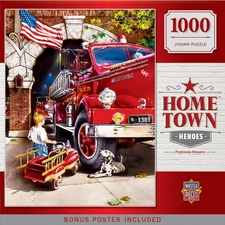 MasterPieces - Hometown Heroes - Firehouse Dreams 1000 Piece Jigsaw Puzzle