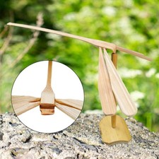 Flying Helicopter Toy Flying Dragonfly Toy Educational Creative Bamboo Dragonfly