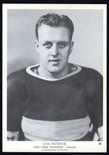1939-40 O-Pee-Chee V301-1 Lynn Patrick #36 VG-EX New York Rangers