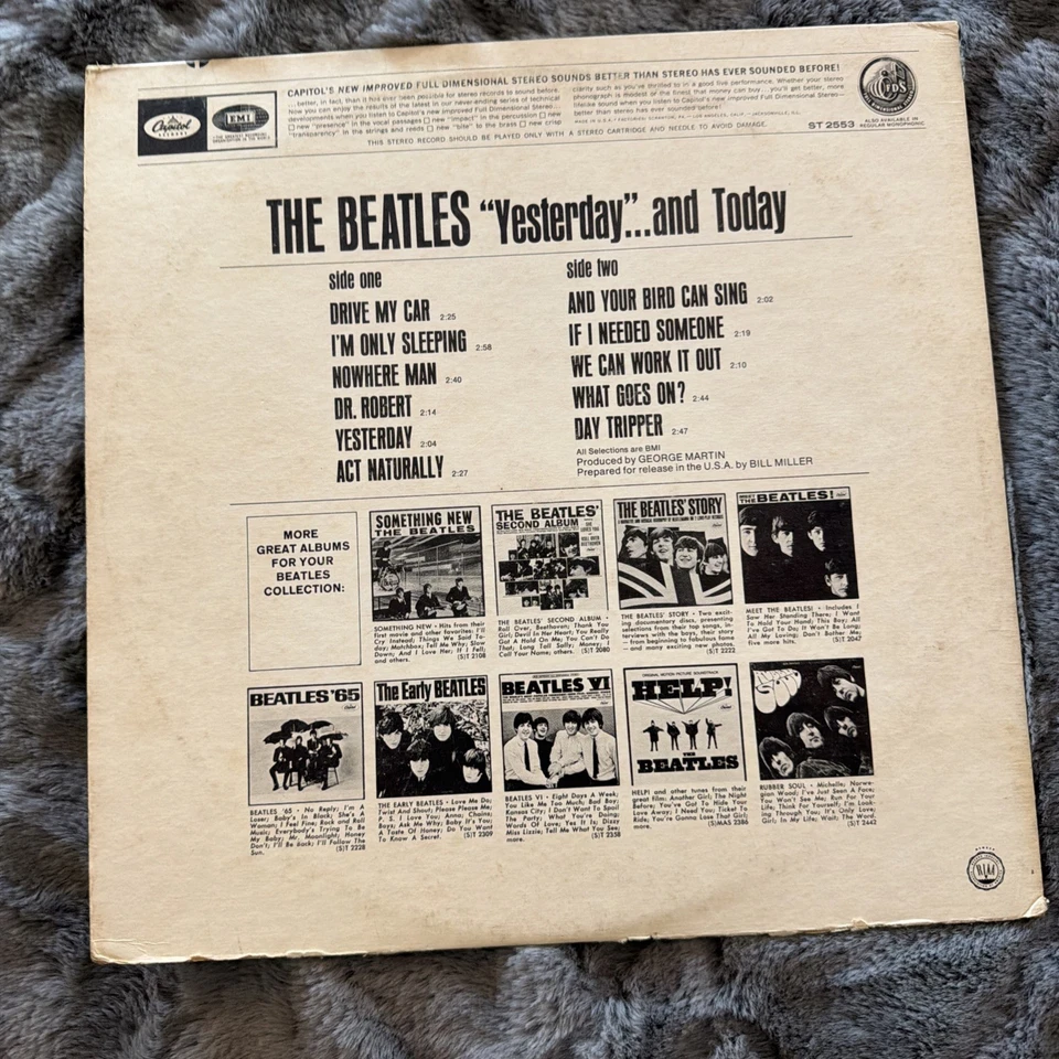 Beatles * Yesterday and Today * ST 2553 * 1st press * 1966 * STEREO * Scranton - Image 2 of 4