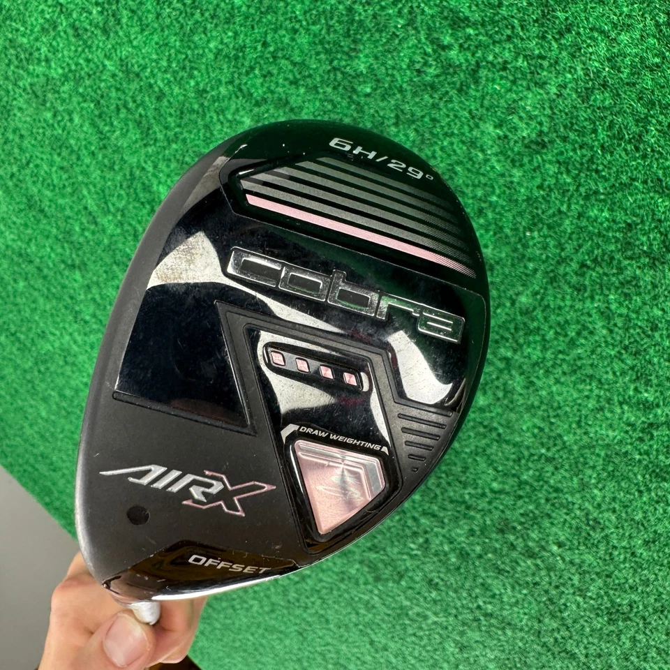 Women Cobra AIR-X Black/Pink Offset 6 Hybrid Ladies Ultralite 45 Left Handed LH - Image 2 of 4