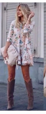 Zara The Sharon Dress - Floral Pattern, Tiered Detail, Crinkle Like Fabric Mini