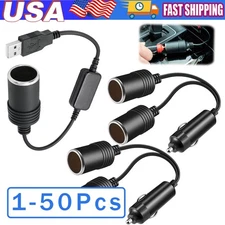 Dual Car Cigarette Lighter Splitter Charger Lot Socket Adapter 12v Auto Outlet