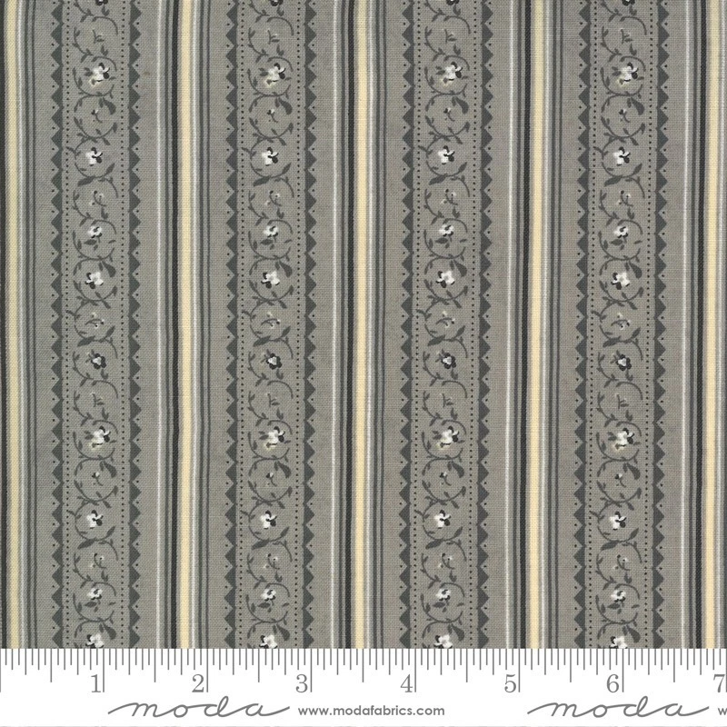 Boudoir, London Fog Bundle of 5 prints by Basic Grey 1/2-yds, Total 2.5 Yards. - Image 4 of 4