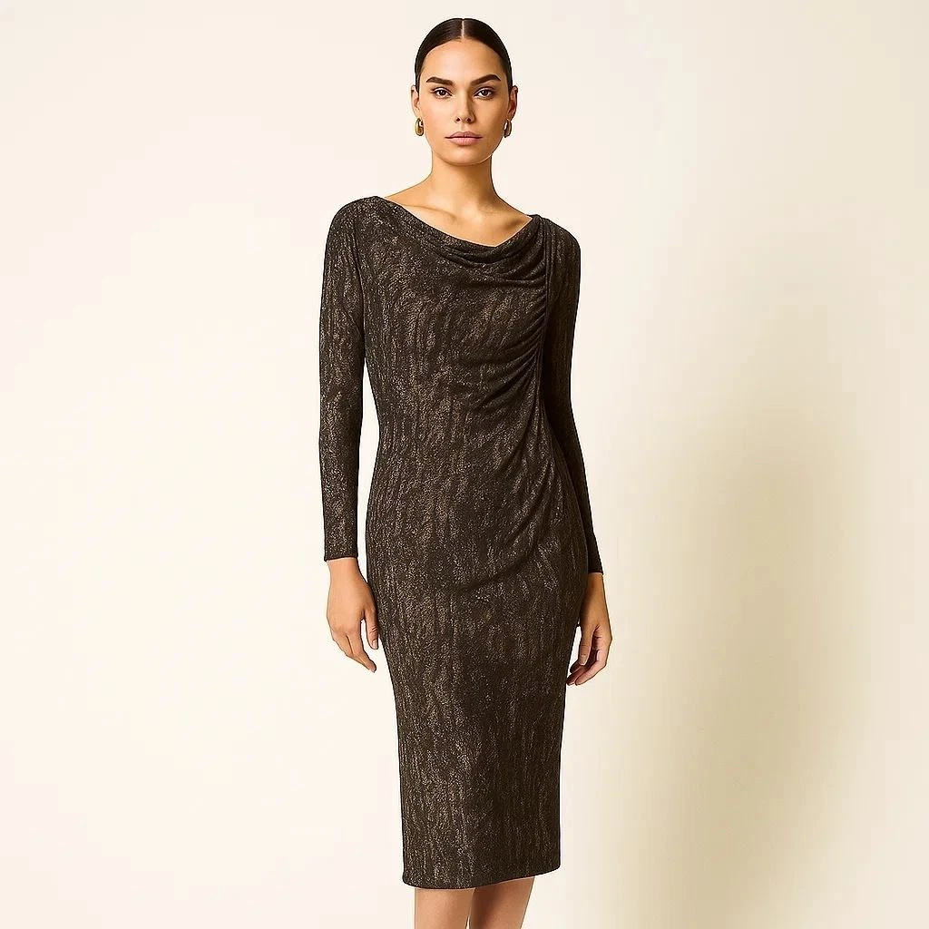 green emerald velvet dress Max Mara Murge Silk Evening Gown – Alberre Odette main image 1