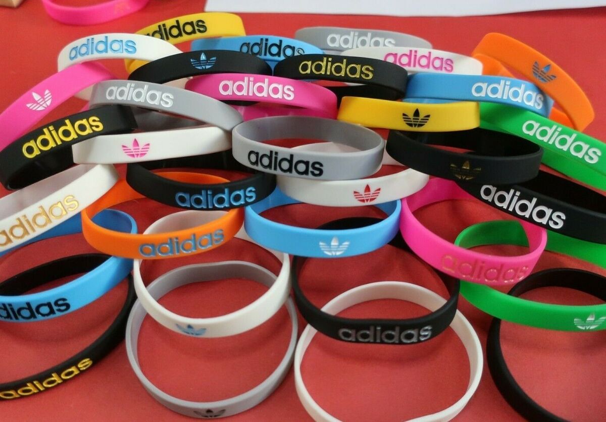 Adidas Sports 3D Silicone Wristband Baller Bands Bracelets With