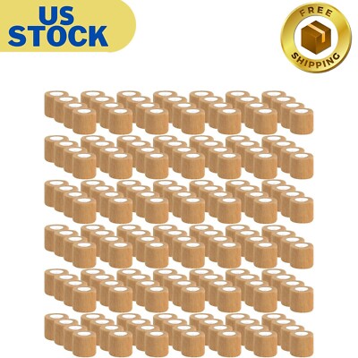 120 Pack Skin Self Adhesive Bandage Wrap Bulk 2 Inch x 5 Yards Cohesive Bandage