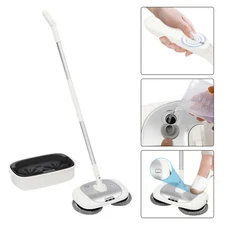 Electric Mop Rechargeable Cordless Floor Cleaning Mopping Effortlessly LED Light