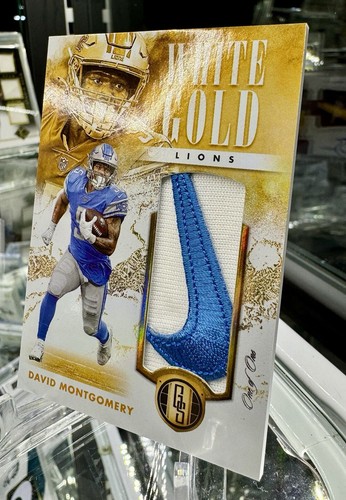 David Montgomery 2023 Gold Standard White Gold 1/1 - One Of One Detroit Lions 🦁 - Picture 3 of 5