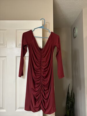 shein large red long sleeve dress | eBay shein large red long sleeve dress | eBay