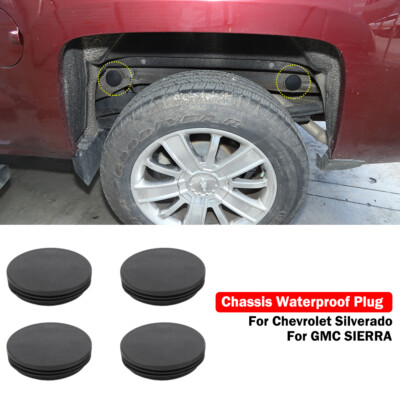 4PCS Rear Wheel Well Cab Frame Plug Kit For 99-19 GMC SIERRA Chevrolet Silverado
