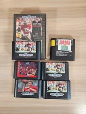 Lot Of 6 Sega Genesis Sports Games Untested Football Basketball