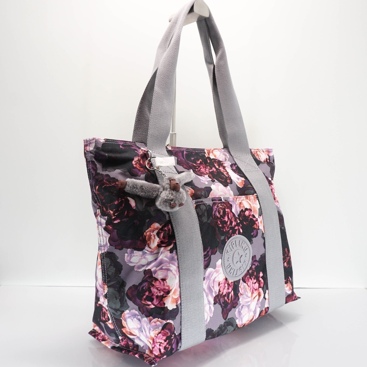 Kipling Era M Large Shoulder Bag Zip Tote KI5367 Polyester Kissing