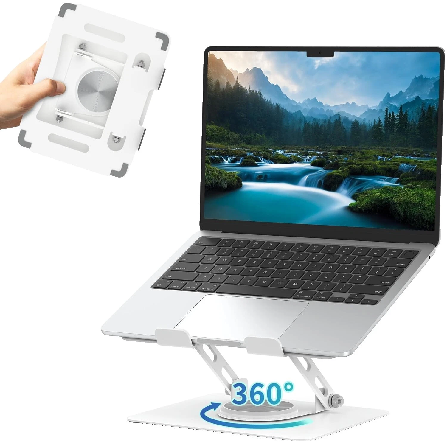 Soportes para Portátil Blanco/elevadores