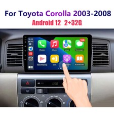 For Toyota Corolla 2003-2008 Android 12.0 Apple Carplay Car Stereo Radio GPS Nav