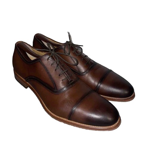 $525 - Antonio Maurizi Brown Leather Double Monk Strap 