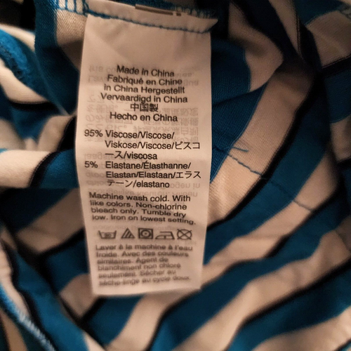 NWT J. Crew Womens XXL Loungewear Pants Blue White Stripe Drawstring Pocket - Picture 6 of 6