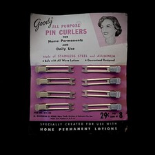 New Old Stock 1950  s Vintage Goody All Purpose Pin Curlers.