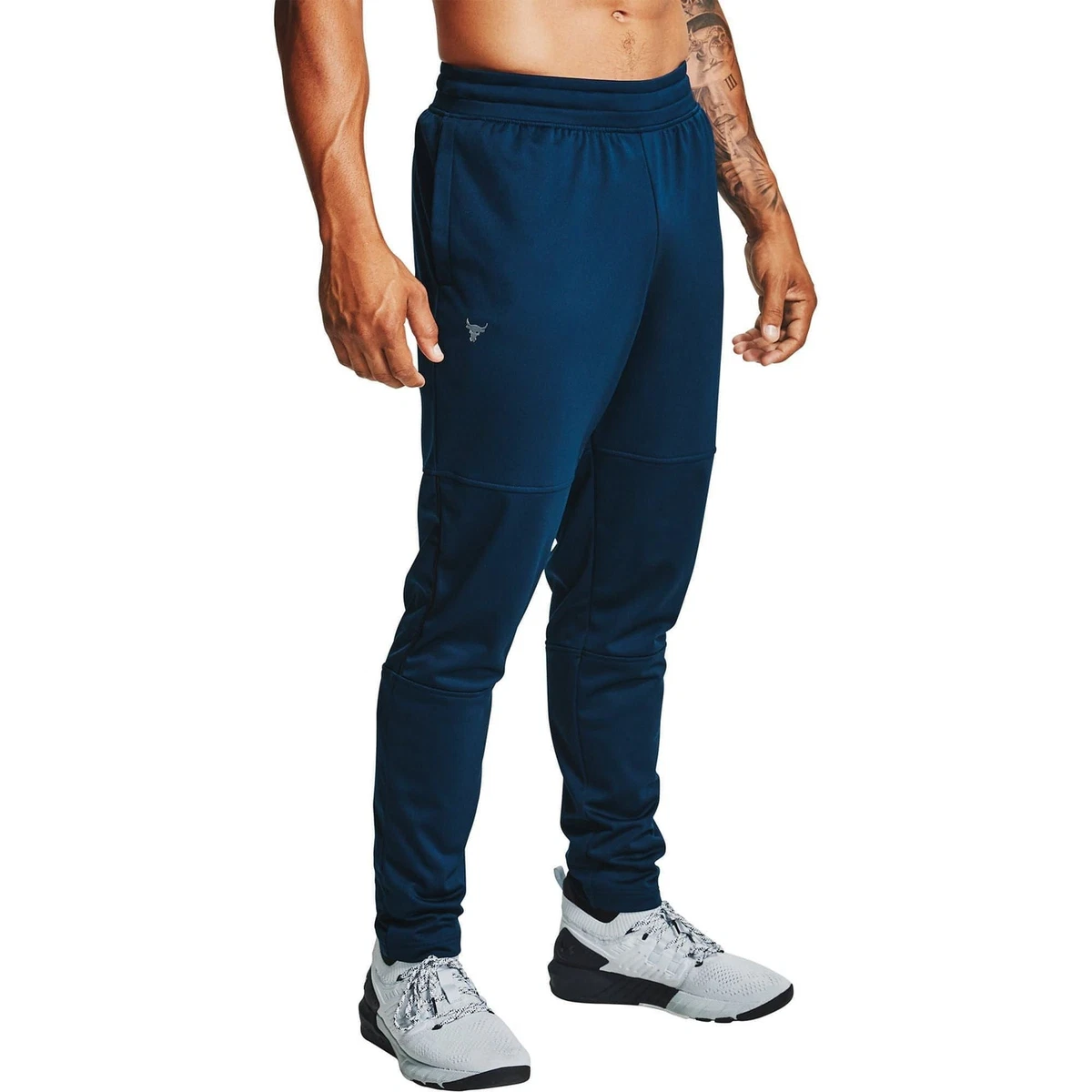 Under Armour Mens Project Rock Knit Training Pants Gym Trackpants