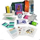 bulk 5 x Pet Dog Puppy First Aid Guides included Paw print bandage sale