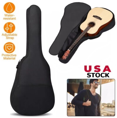 Classical Acoustic Guitar Case Gig Bag Waterproof Heavy Duty Soft Padded 40'' 41''