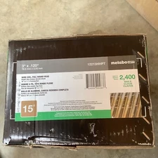 Metabo HPT 12213HHPT Bright Steel 15 Degree Smooth Shank Framing Nails 3 L in.